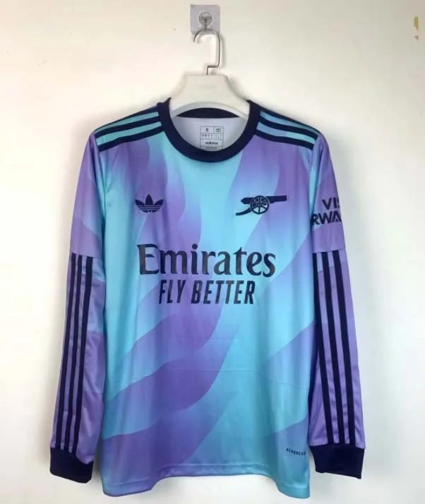 2024/2025 Long Sleeve Arsenal Third Away Football Shirt 1:1 Thai Quality