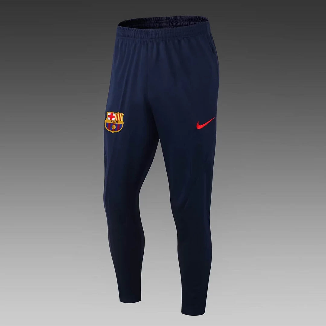 2022/2023 Barcelona Half-Pull Training Suit Blue Jersey Set