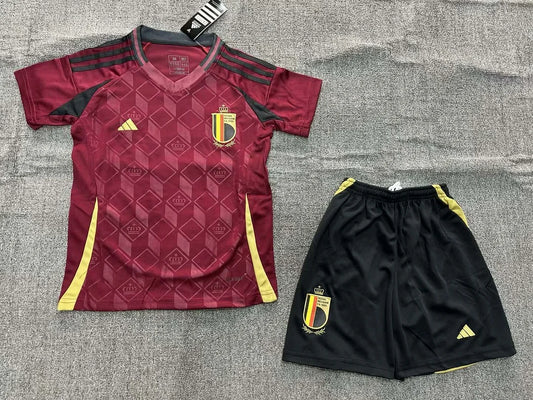 2024 Belgium National Team Home Football Shirt 1:1 Thai Quality Kids Size