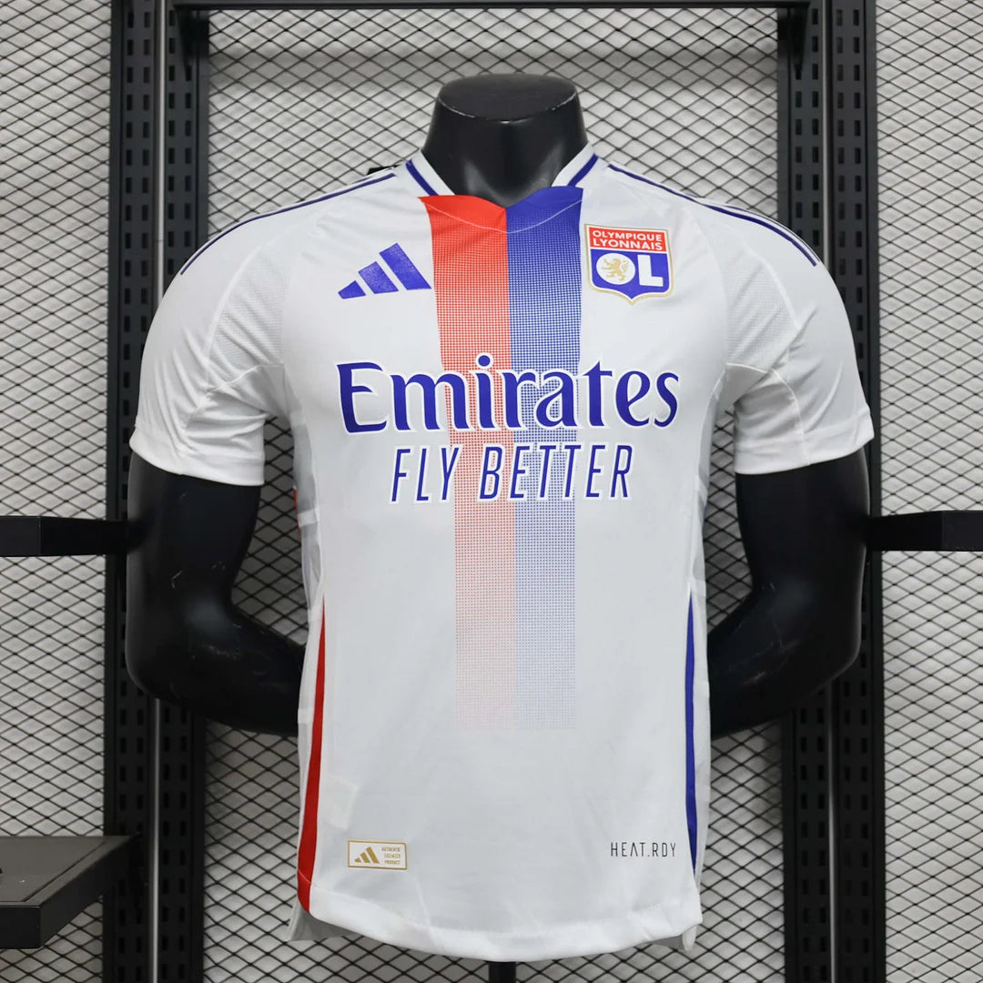 2024/2025 Player Version Lyon Home Football Shirt 1:1 Thai Quality