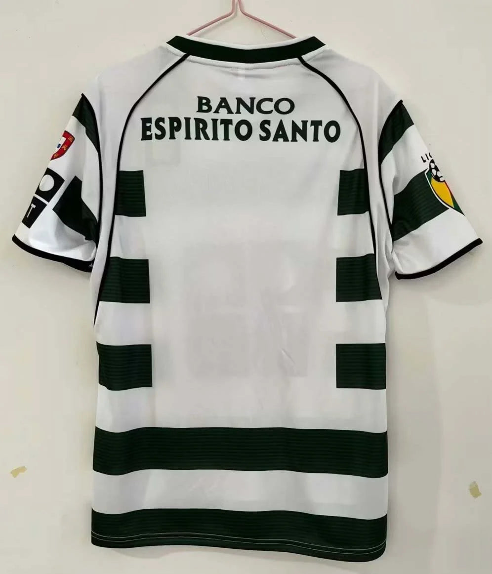 2002/2003 Retro Sporting Lisbon Home Football Shirt 1:1 Thai Quality