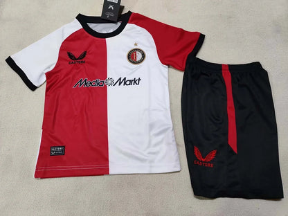 2024/2025 Feyenoord Rotterdam Home Football Shirt1:1 Thai Quality Kids Size