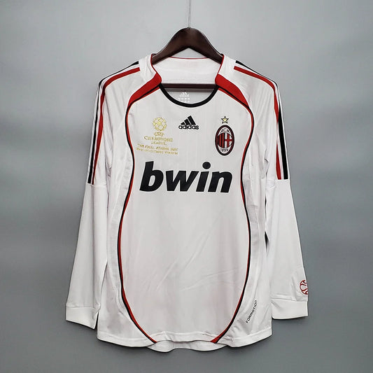 2006/2007 Retro Long Sleeve AC Milan Away Football Shirt 1:1 Thai Quality