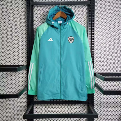 2023-2024 Arsenal  Windbreaker Light green Soccer Jersey 1:1 Thai Quality