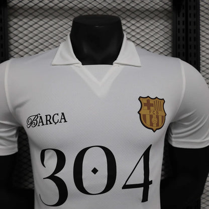 2024/2025 Player Version Barcelona Special Edition White Football Shirt 1:1 Thai Quality