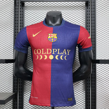 2024/2025 Player Version Barcelona Home X COLDPLAY Football Shirt 1:1 Thai Quality