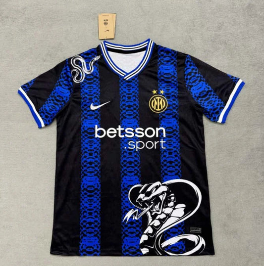 2024/2025 Internazionale Milan Special Edition Blue and black Football Jersey1:1 Quality Thai