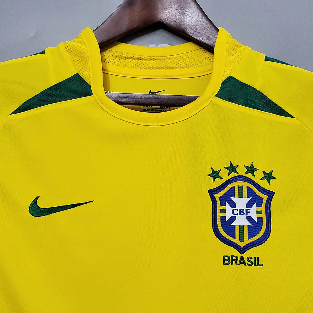 2002 Retro Brazil Soccer Jersey Home