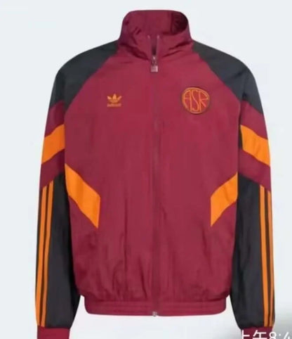 2024/2025 Roma Windbreaker Red Soccer Jersey 1:1 Thai Quality