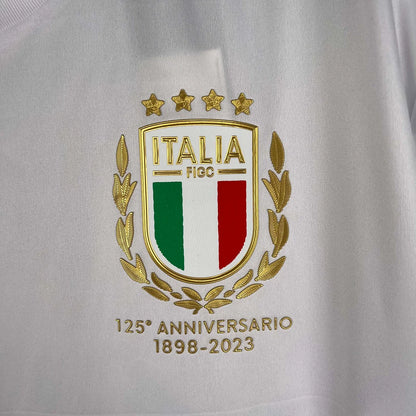 2023 Italy 125th Anniversary White Soccer Shirt