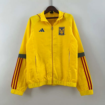 2023/2024 Tigres Jersey Windbreaker yellow Soccer Jersey 1:1 Thai Quality