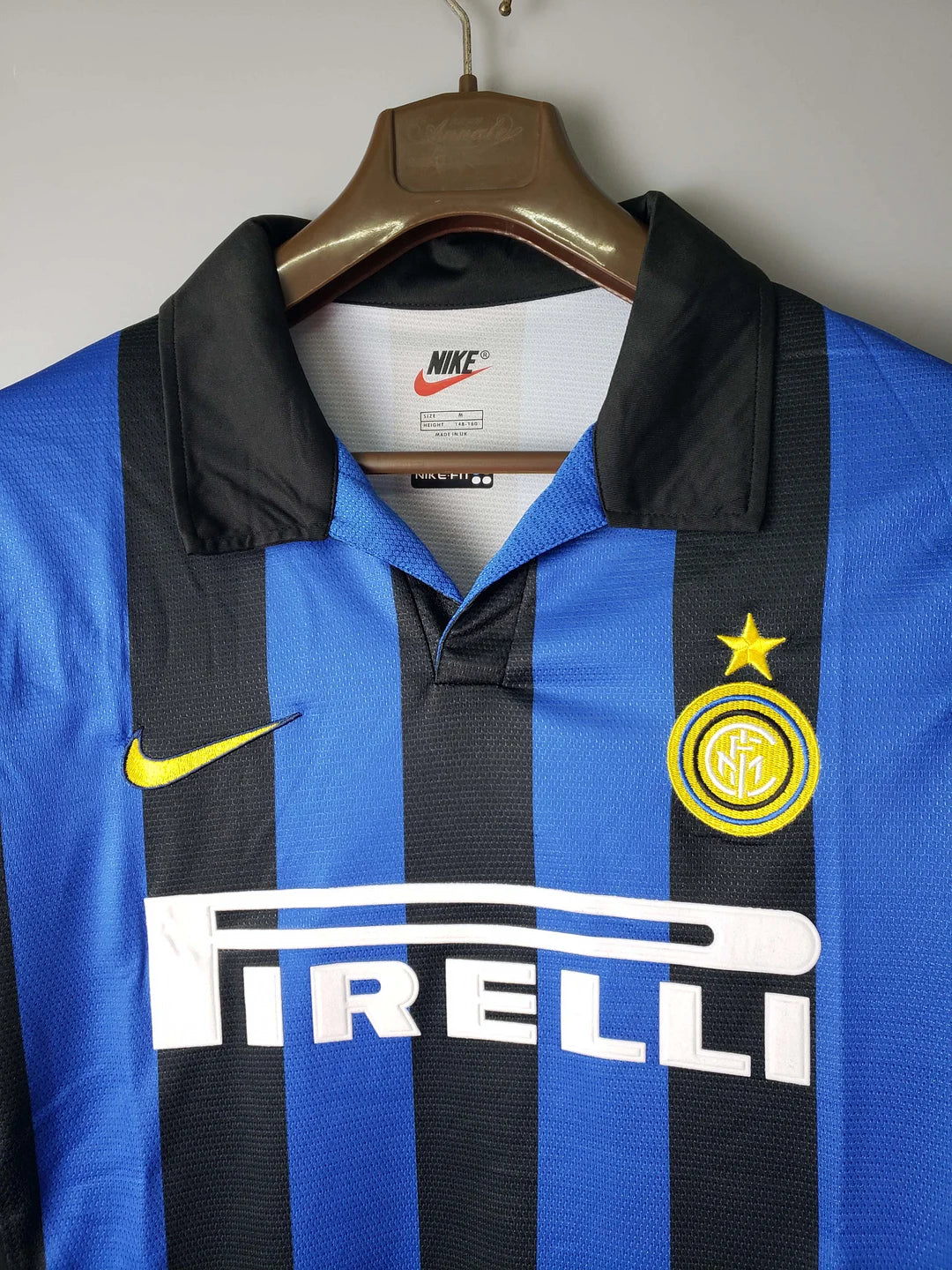 1998/1999 Retro Long Sleeve Internazionale Milan Home Football Jersey 1:1 Thai Quality