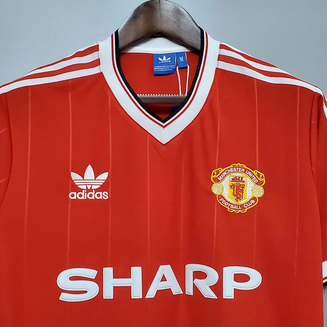 1983/1984 Retro Manchester United Home Football Shirt 1:1 Thai Quality