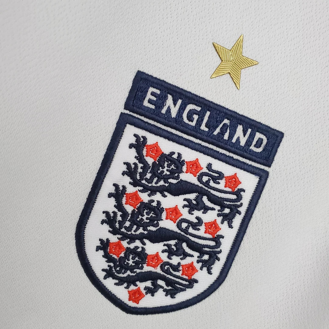 2006 Retro England Home Soccer Jersey