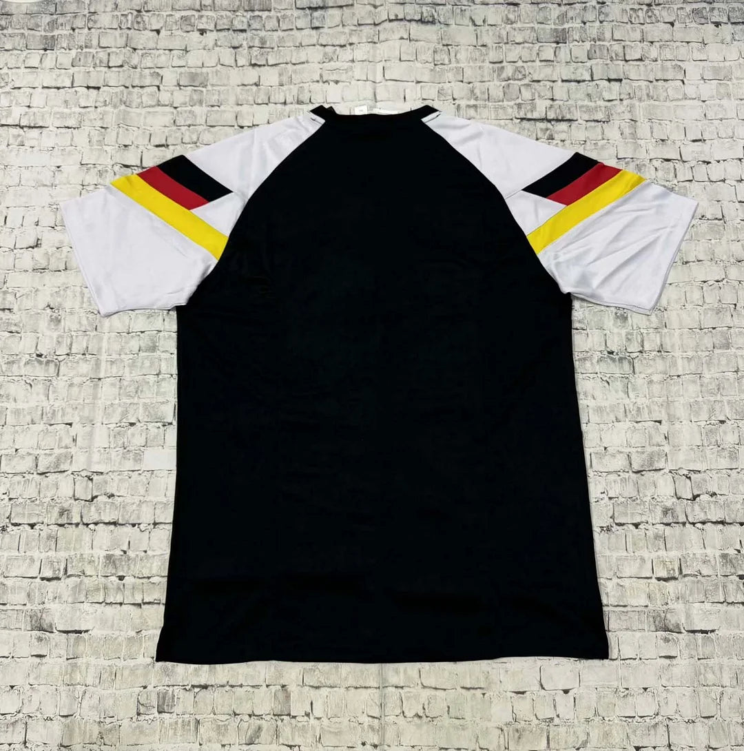 2024 Germany Training Wear Black and White Football Shirt 1:1 Thai Quality