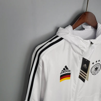 2021 Windbreaker Soccer Jersey Germany White