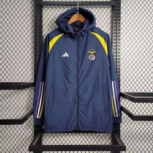 2023 Benfica Windbreaker Navy blue Soccer Jersey 1:1 Thai Quality