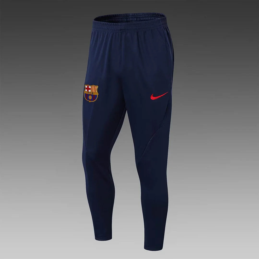 2022/2023 Barcelona Half-Pull Training Suit Dark Blue Jersey Set