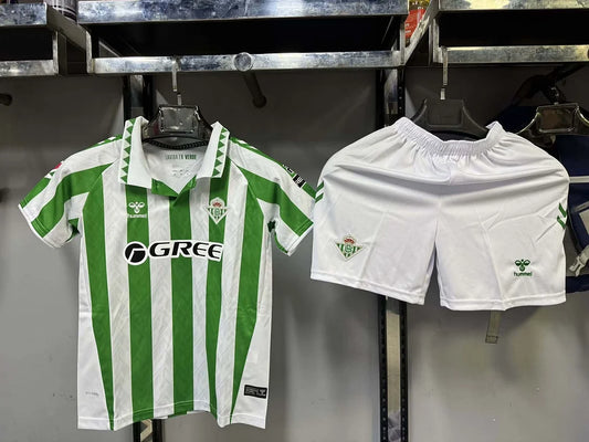 2024/2025 Real Betis Home Football Shirt 1:1 Thai Quality Kids Size