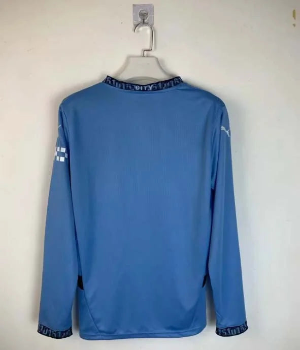 2024/2025 Long Sleeve Manchester City Home Football Shirt 1:1 Thai Quality