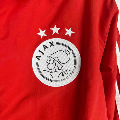 2023/2024 Ajax Reversible Windbreaker（Red-White）Soccer Jersey 1:1 Thai Quality