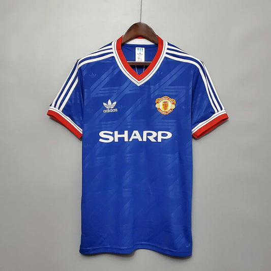 1986/1988 Retro Manchester United Third Away Football Shirt 1:1 Thai Quality