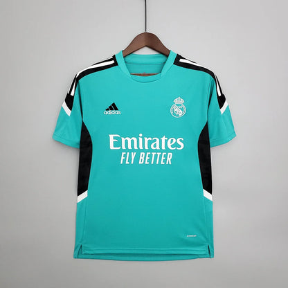 2021/2022 Real Madrid Training Wear Football Shirt Green