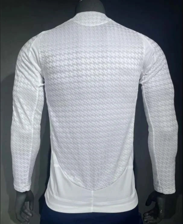 2024/2025 Player Version Long Sleeve Real Madrid Home Football Shirt 1:1 Thai Quality