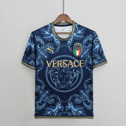 2022 Italy Commemorative Edition Blue Soccer Shirt