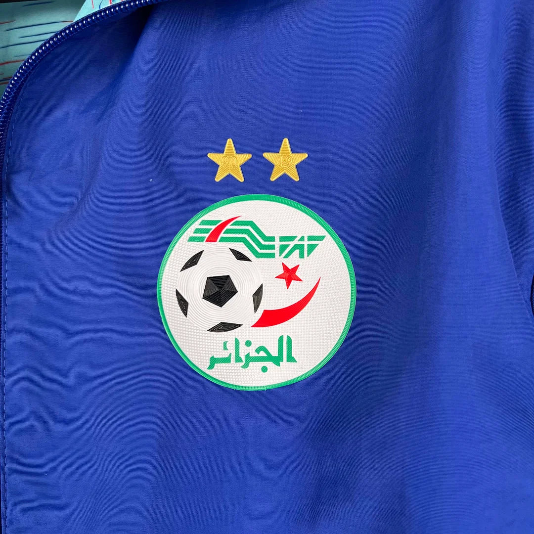 2023-2024 Algeria National Reversible Windbreaker Blue Soccer Jersey 1:1 Thai Quality