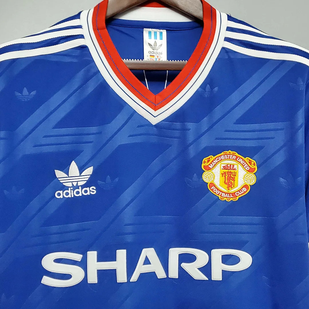 1986/1988 Retro Manchester United Third Away Football Shirt 1:1 Thai Quality