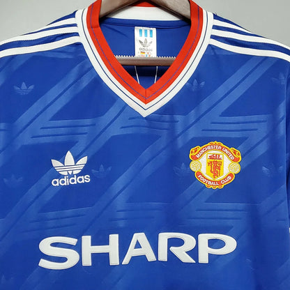 1986/1988 Retro Manchester United Third Away Football Shirt 1:1 Thai Quality