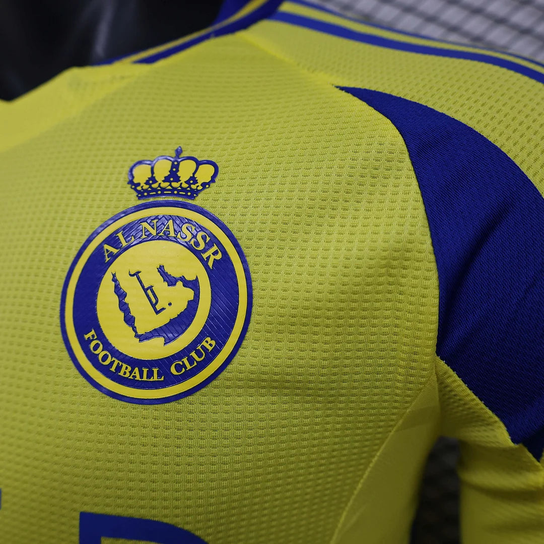 2024/2025 Player Version Long Sleeve Al-Nassr Home Football Shirt 1:1 Thai Quality