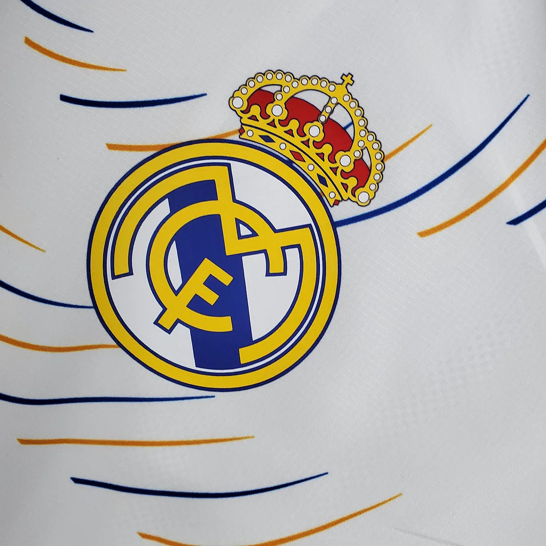 2021/2022 Real Madrid Jersey Windbreaker White(Blue Edge)