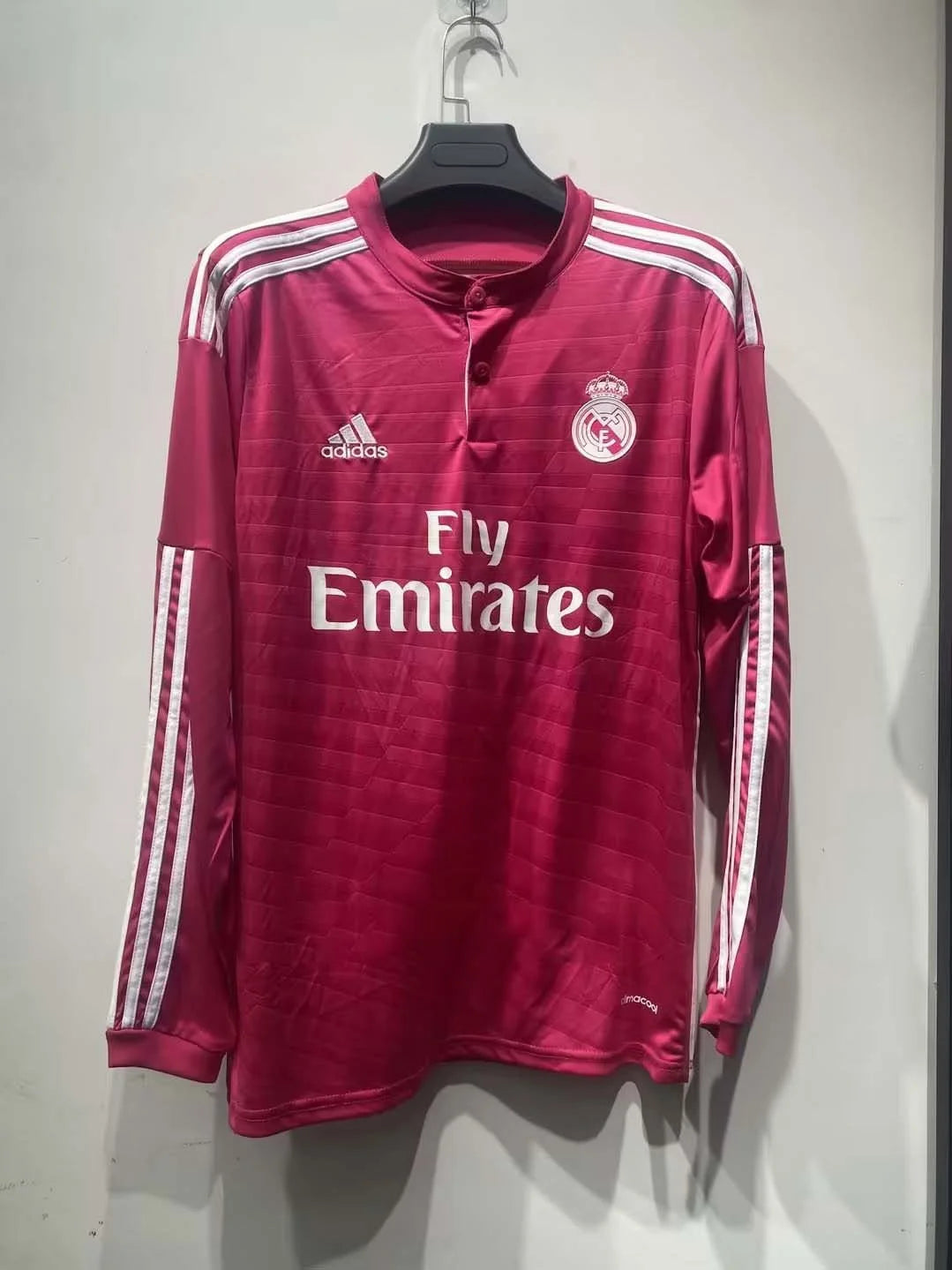 2014/2015 Retro Long Sleeve Real Madrid Away Football Shirt 1:1 Thai Quality