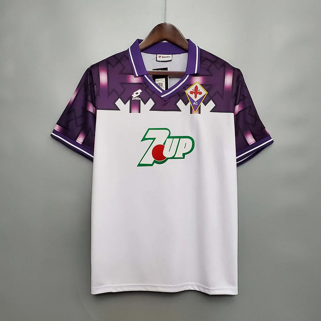 1992/1993 Retro Fiorentina away football shirt 1:1 Thai quality