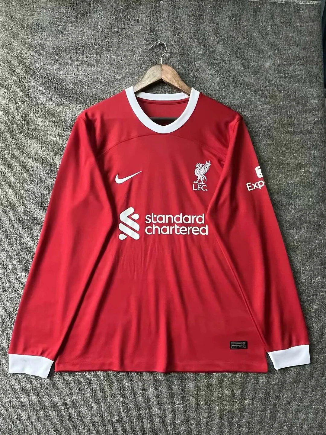 2023/2024 Long Sleeve Liverpool Home Football Shirt 1:1 Thai Quality