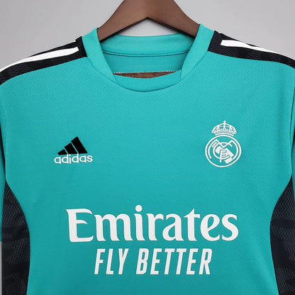 2021/2022 Real Madrid Training Wear Football Shirt Green