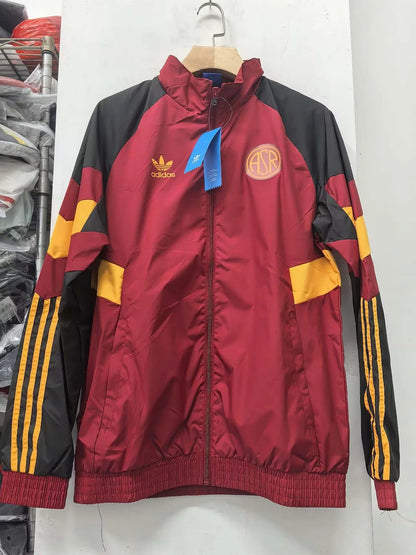 2024/2025 Roma Windbreaker Red Soccer Jersey 1:1 Thai Quality