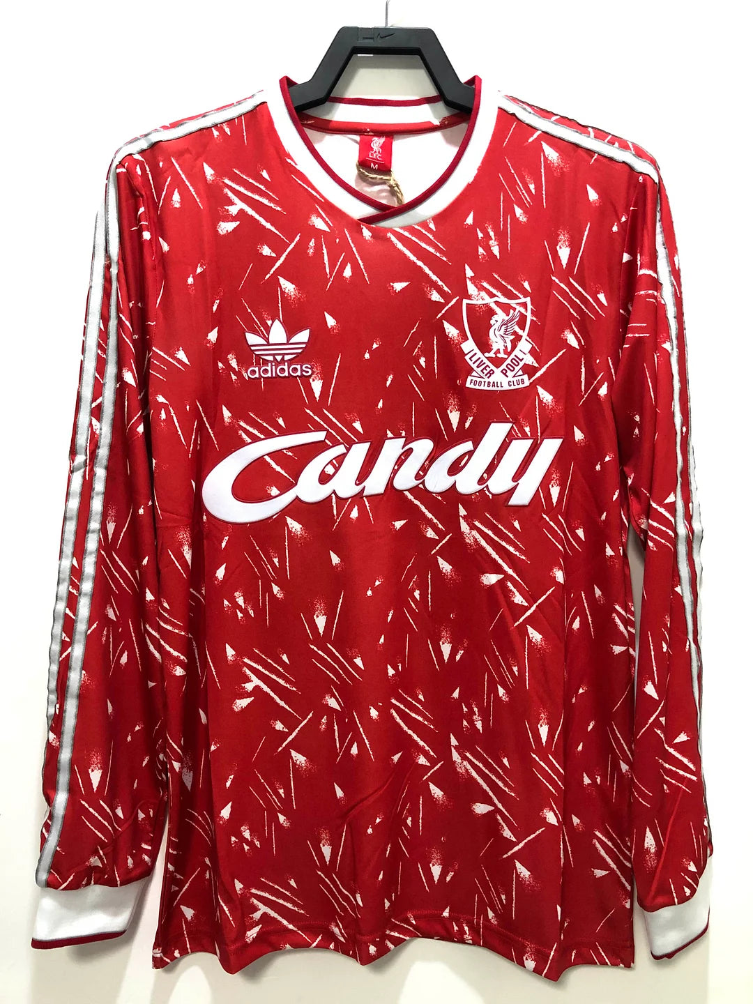 1989/1991 Retro Long Sleeve Liverpool Home Football Shirt 1:1 Thai Quality