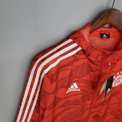 2021/2022 Windbreaker Football Jersey Bayern Munich Red 1:1 Thai Quality