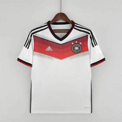 2014 Retro Germany Home Soccer Jersey