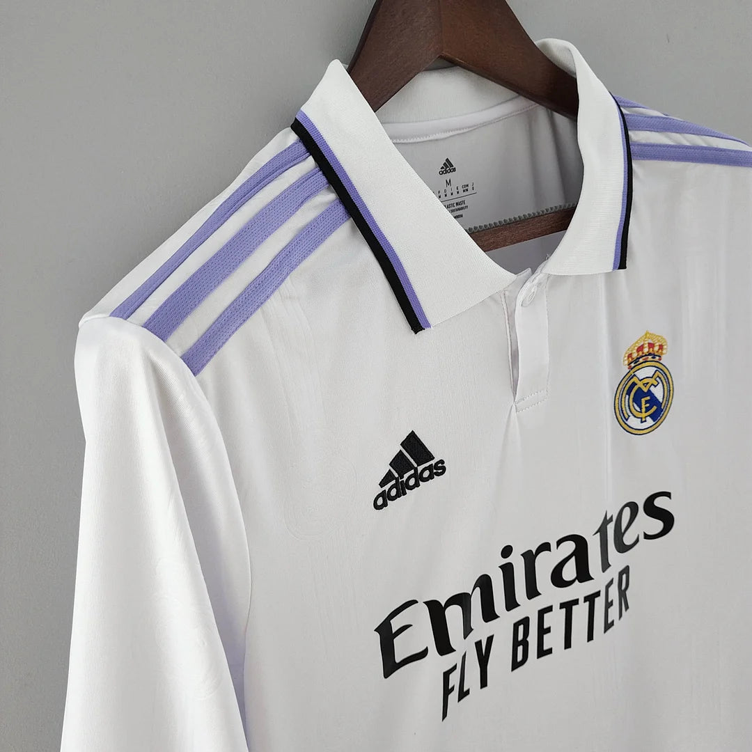 2022/2023 Long Sleeve Real Madrid Home Jersey