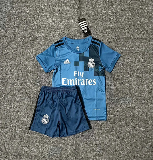 2017/2018 Retro Real Madrid Third Away Football Shirt 1:1 Thai Quality Kids Size