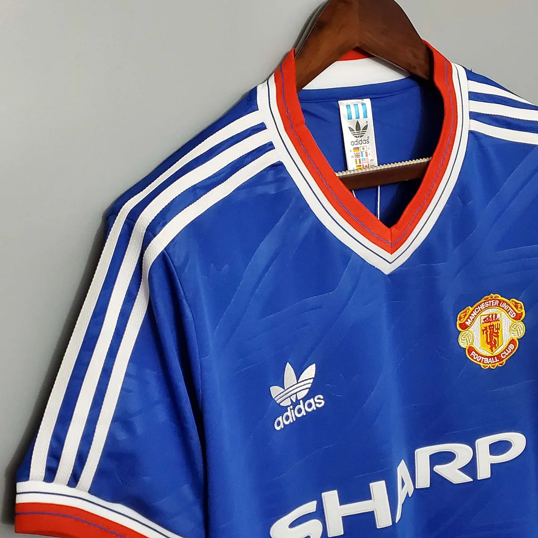 1986/1988 Retro Manchester United Third Away Football Shirt 1:1 Thai Quality