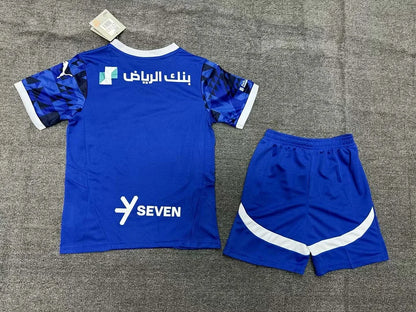 2024/2025 Al-Hilal Saudi Home Football Shirt 1:1 Thai Quality Kids Size