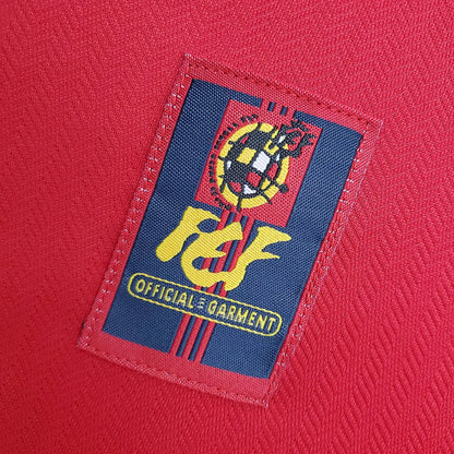 1998 Retro Spain Home Football Shirt 1:1 Thai Quality