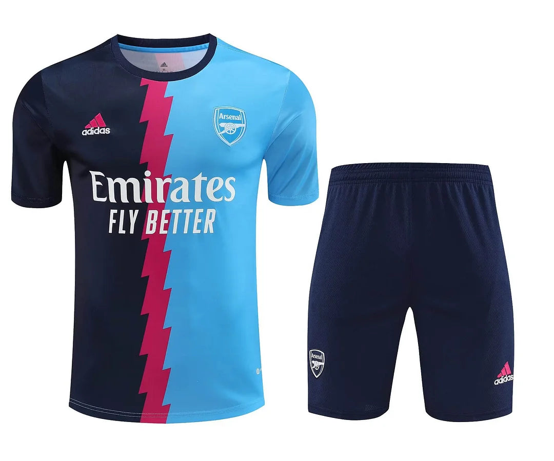 2022/2023 Arsenal Training Wear Blue Set Soccer Jersey