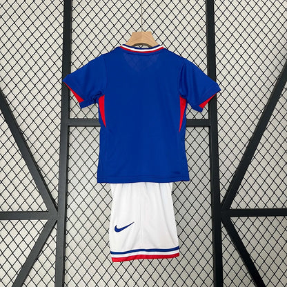 2024 France Home Football Shirt 1:1 Thai Quality Kids Size