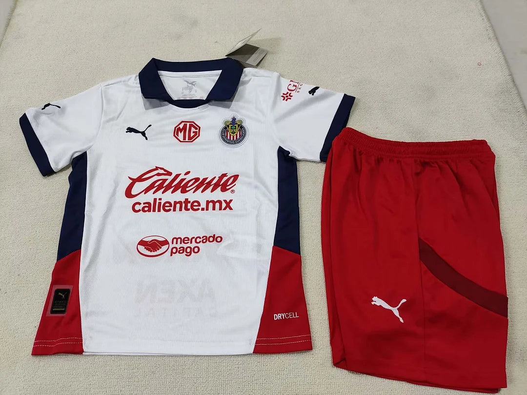 2024/2025 Chivas Away Soccer Jersey 1:1 Thai Quality Kids Size